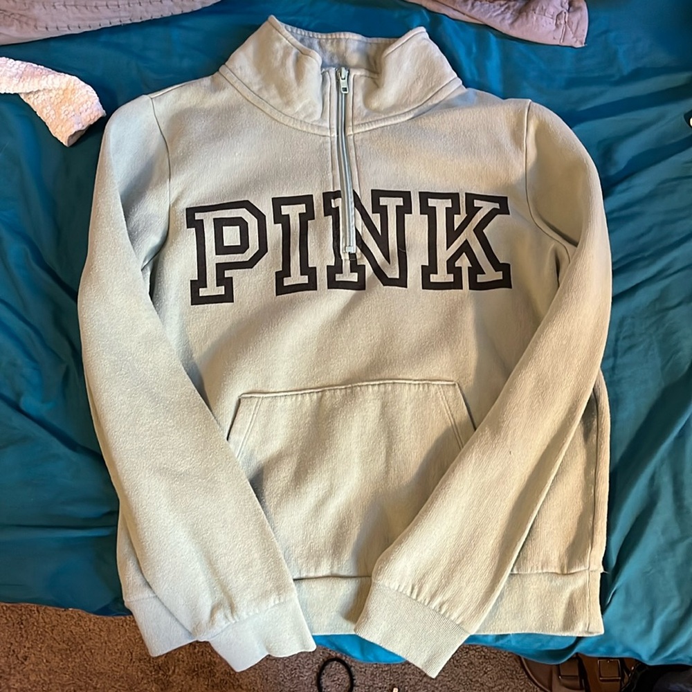 Light green Pink sweater